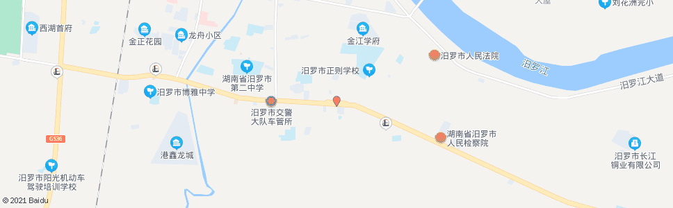 岳阳107宿舍_公交站地图_岳阳公交_妙搜公交查询2024