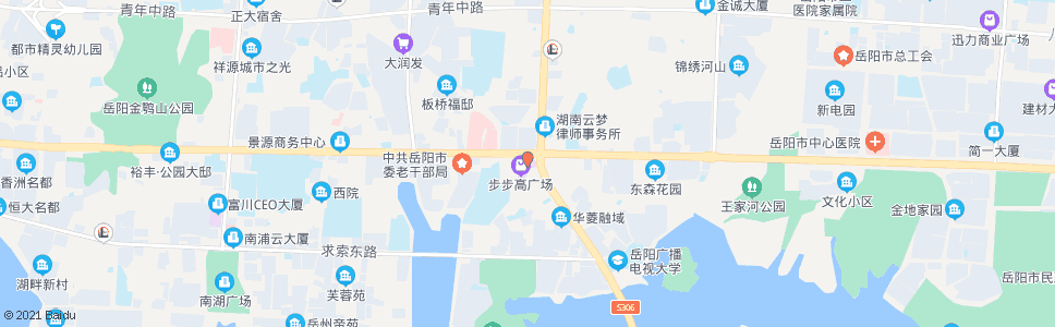 岳阳花板桥_公交站地图_岳阳公交_妙搜公交查询2024