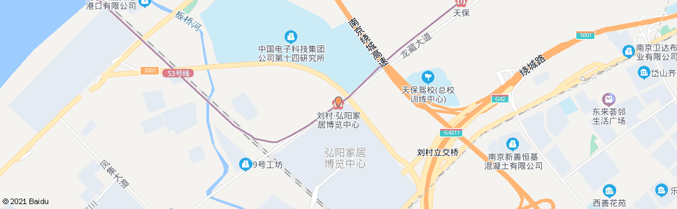 南京刘村_公交站地图_南京公交_妙搜公交查询2025