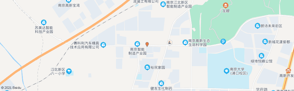 南京龙山南路龙泰路_公交站地图_南京公交_妙搜公交查询2025