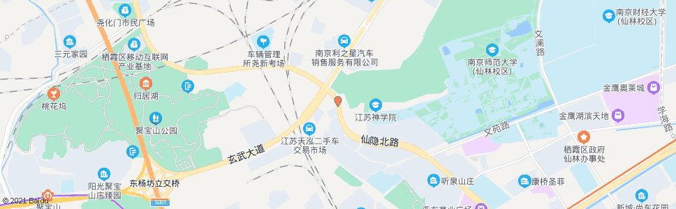 南京尧胜村_公交站地图_南京公交_妙搜公交查询2025