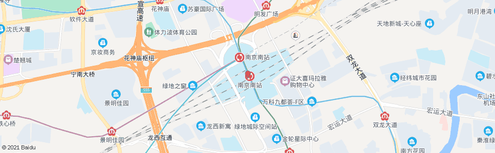 南京鸿堰南路_公交站地图_南京公交_妙搜公交查询2025