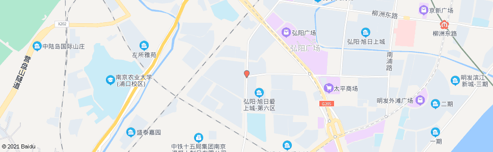 南京柳洲北路泰达路_公交站地图_南京公交_妙搜公交查询2025