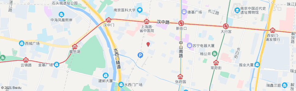 南京秣陵路_公交站地图_南京公交_妙搜公交查询2025