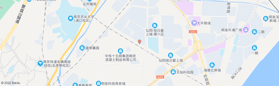 南京旭日爱上城四街区南_公交站地图_南京公交_妙搜公交查询2025