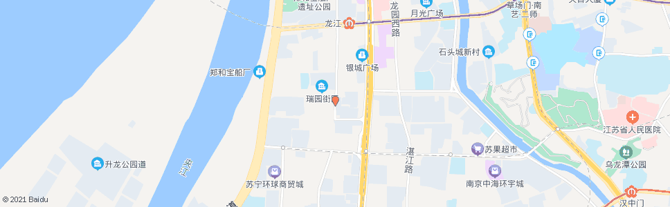 南京湘江路_公交站地图_南京公交_妙搜公交查询2025