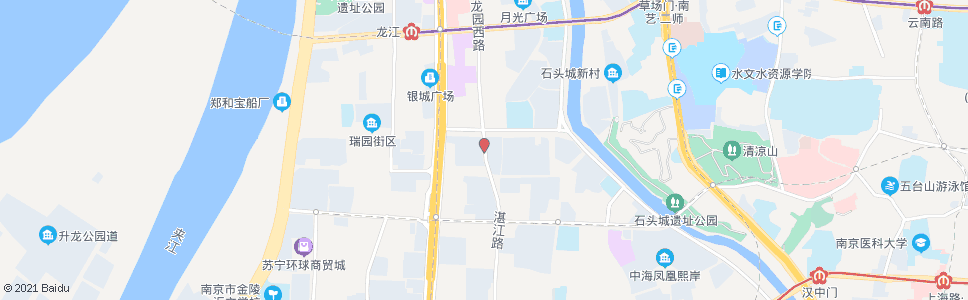 南京汉江路_公交站地图_南京公交_妙搜公交查询2025