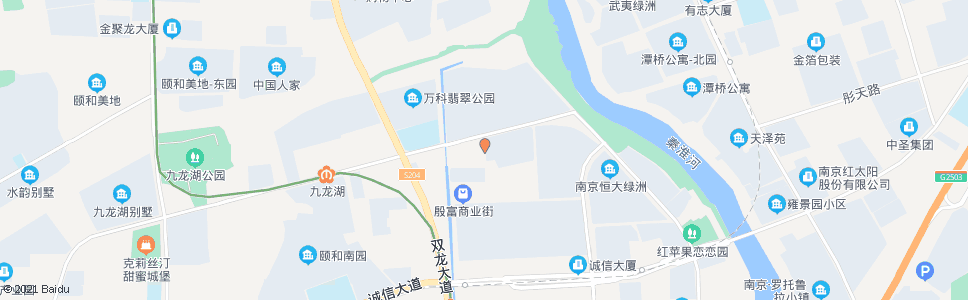 南京殷华街北_公交站地图_南京公交_妙搜公交查询2025