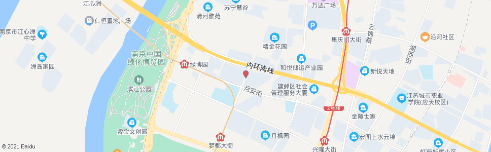 南京乐山路北_公交站地图_南京公交_妙搜公交查询2025