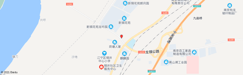 南京新铜花苑南门_公交站地图_南京公交_妙搜公交查询2025