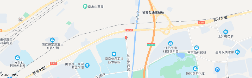 南京九乡河西路_公交站地图_南京公交_妙搜公交查询2025