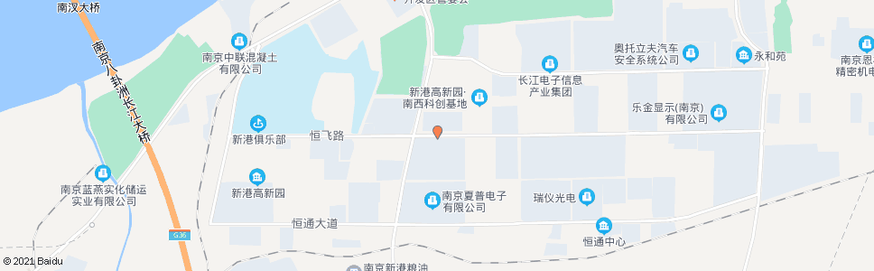 南京恒飞路兴业路_公交站地图_南京公交_妙搜公交查询2025