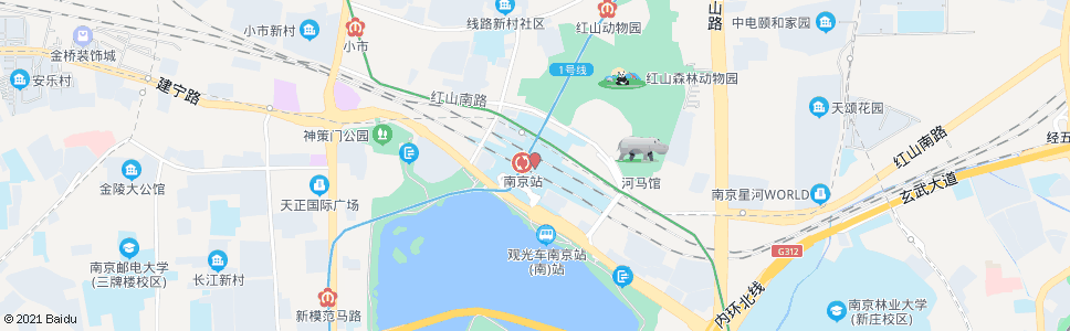 南京台园_公交站地图_南京公交_妙搜公交查询2025