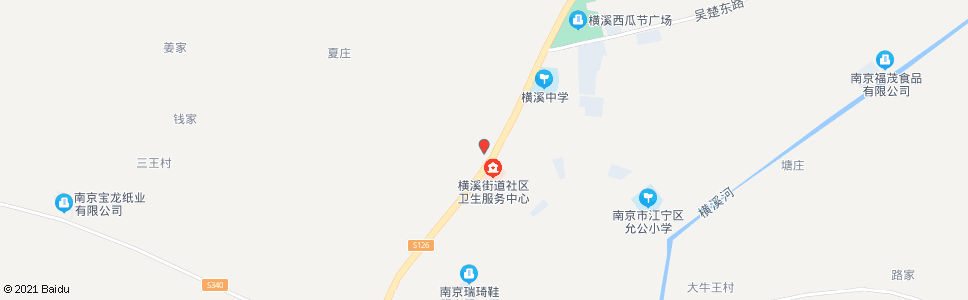 南京谷村_公交站地图_南京公交_妙搜公交查询2025