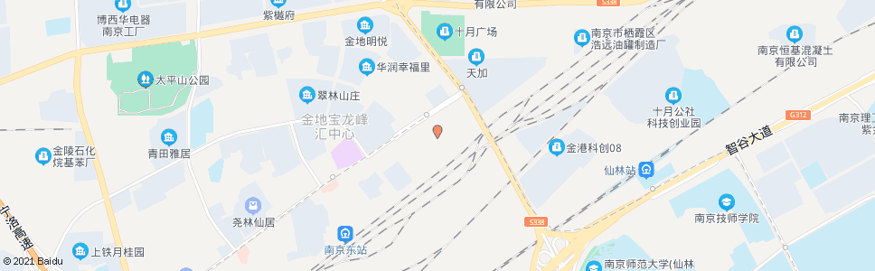 南京仙尧路东_公交站地图_南京公交_妙搜公交查询2025