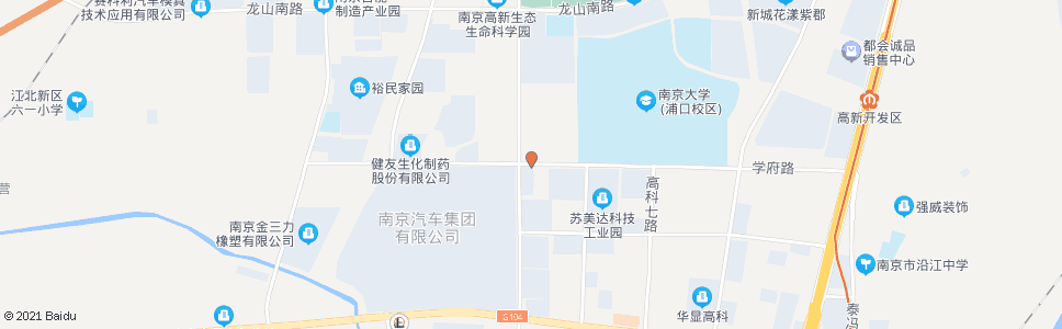 南京星火路学府路_公交站地图_南京公交_妙搜公交查询2025