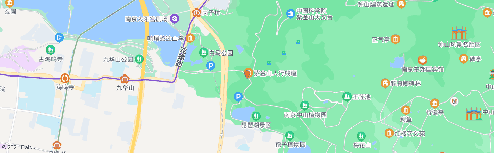 南京紫金山索道_公交站地图_南京公交_妙搜公交查询2025