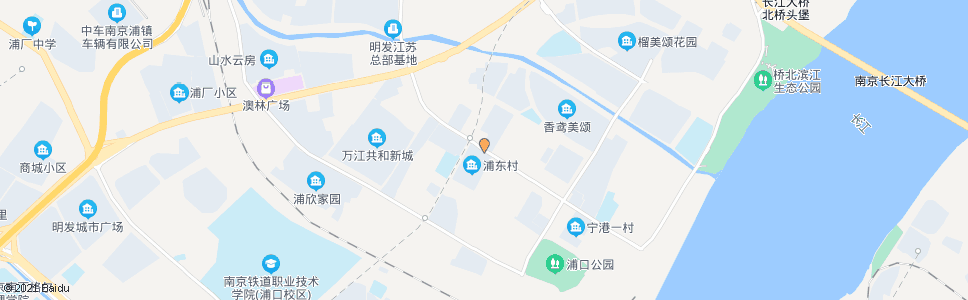 南京浦东路浦东村_公交站地图_南京公交_妙搜公交查询2025