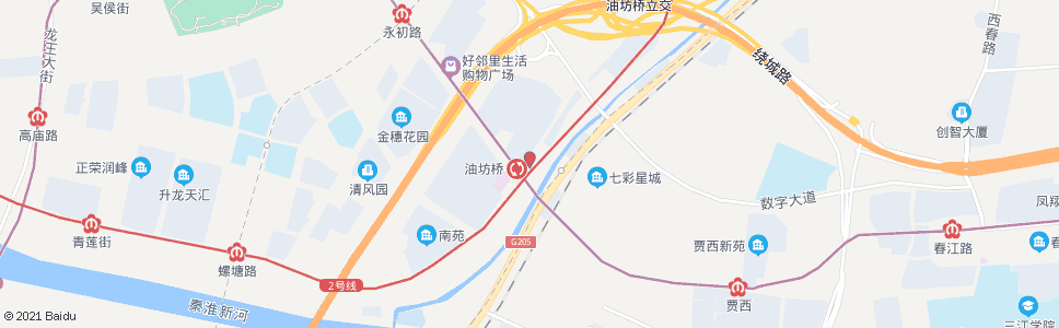 南京油坊桥(宁芜公路)_公交站地图_南京公交_妙搜公交查询2025