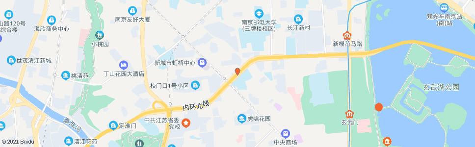 南京新模范马路虹桥_公交站地图_南京公交_妙搜公交查询2025