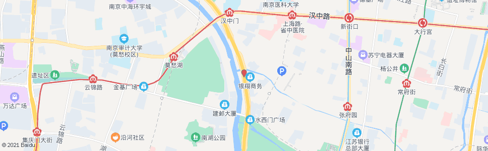 南京虎踞南路建邺路_公交站地图_南京公交_妙搜公交查询2025