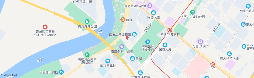 南京乐山路金沙江西街_公交站地图_南京公交_妙搜公交查询2025