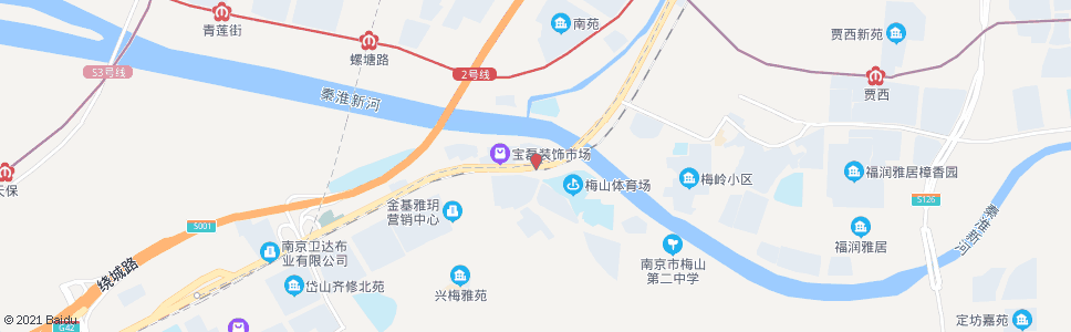 南京顾家庄_公交站地图_南京公交_妙搜公交查询2025