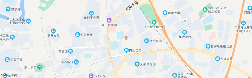 南京城东农贸市场北门_公交站地图_南京公交_妙搜公交查询2025