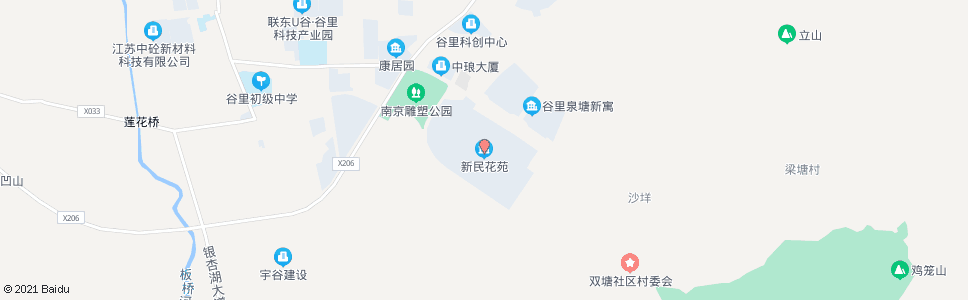 南京牛首大道新民花苑_公交站地图_南京公交_妙搜公交查询2025