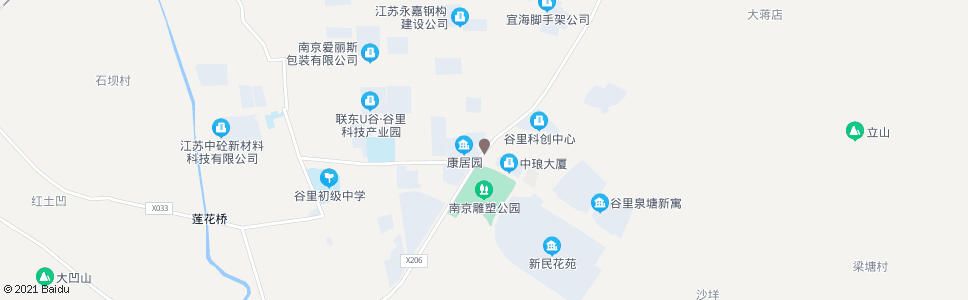 南京邻里大道_公交站地图_南京公交_妙搜公交查询2025