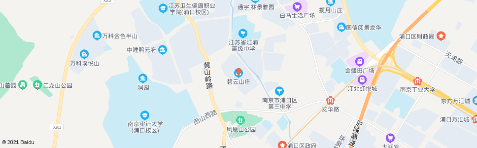 南京象山路(碧云山庄)_公交站地图_南京公交_妙搜公交查询2025