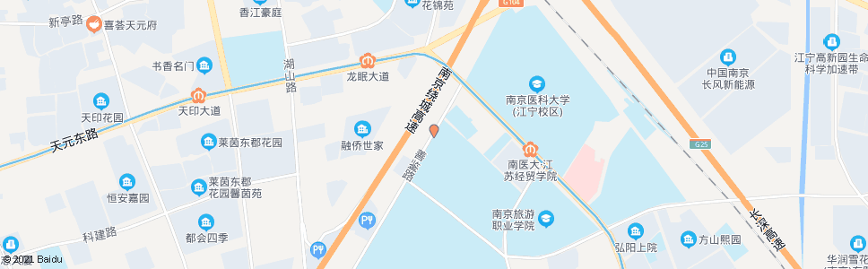 南京经贸学院西门_公交站地图_南京公交_妙搜公交查询2025