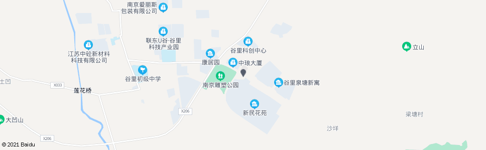 南京谷里卫生院_公交站地图_南京公交_妙搜公交查询2025