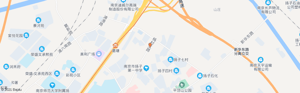 南京杨村二路北_公交站地图_南京公交_妙搜公交查询2025