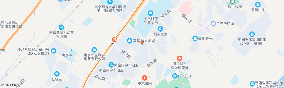 南京芳草路园西路_公交站地图_南京公交_妙搜公交查询2025