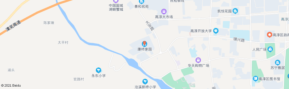 南京淳中路口(康桥家园)_公交站地图_南京公交_妙搜公交查询2025