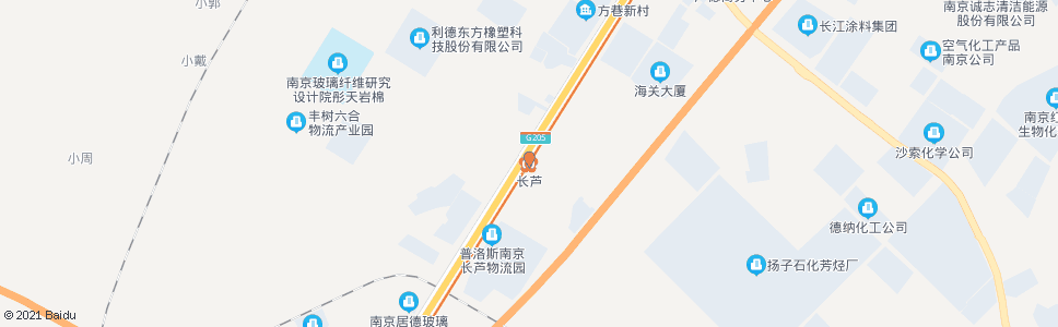 南京长丰南路长芦_公交站地图_南京公交_妙搜公交查询2025