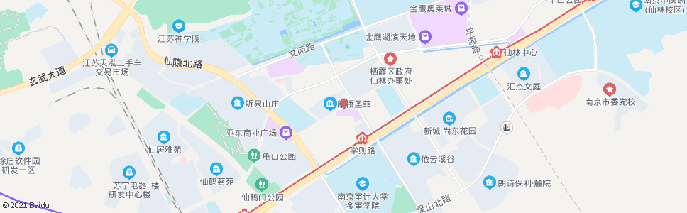 南京文范路学衡路_公交站地图_南京公交_妙搜公交查询2025