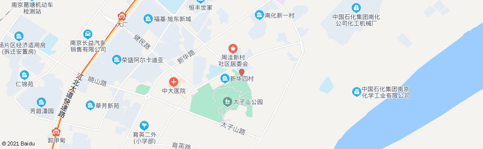 南京官元山_公交站地图_南京公交_妙搜公交查询2025