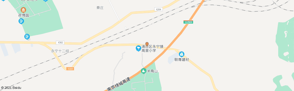 南京高丽村_公交站地图_南京公交_妙搜公交查询2025