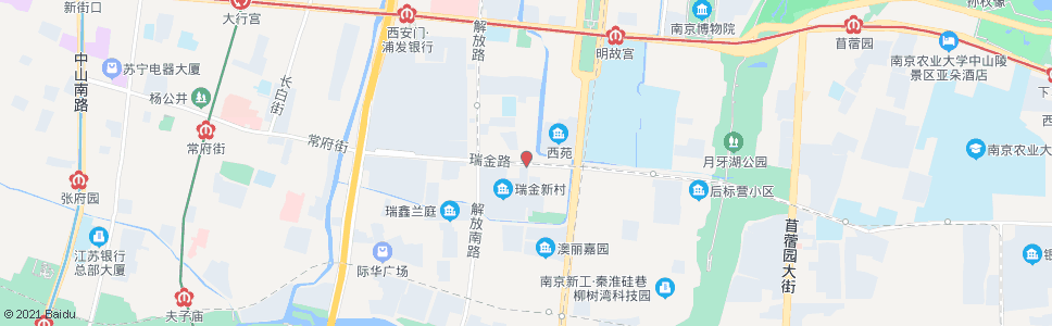 南京瑞金路_公交站地图_南京公交_妙搜公交查询2025