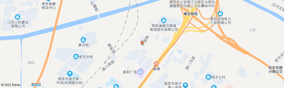 南京浦六北路葛中路_公交站地图_南京公交_妙搜公交查询2025