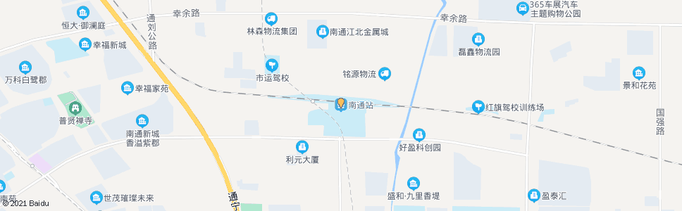 南通新村_公交站地图_南通公交_妙搜公交查询2024