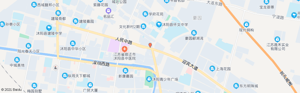 宿迁大江国际饭店_公交站地图_宿迁公交_妙搜公交查询2024