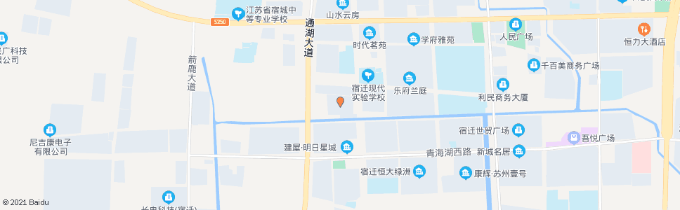 宿迁靳塘小区_公交站地图_宿迁公交_妙搜公交查询2024