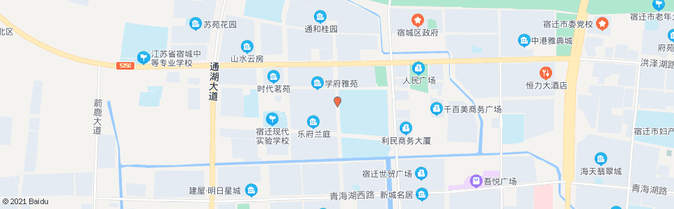 宿迁新宿中教师公寓_公交站地图_宿迁公交_妙搜公交查询2024