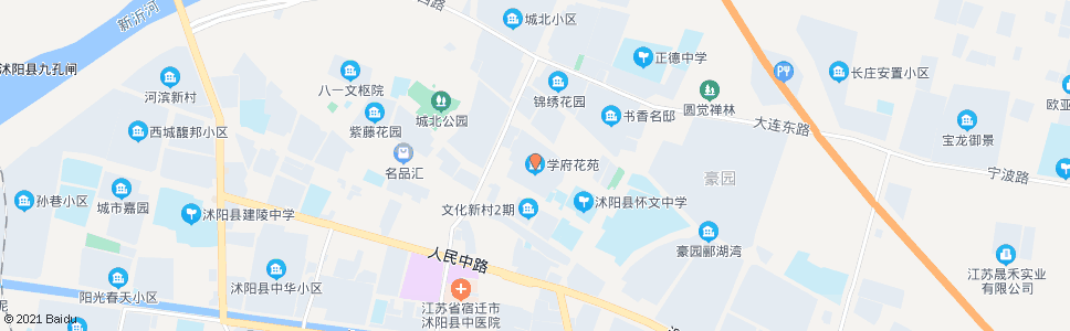 宿迁学府花苑小区_公交站地图_宿迁公交_妙搜公交查询2024