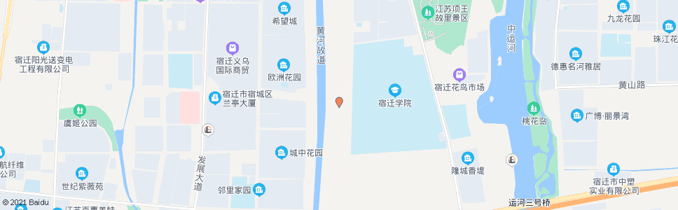 宿迁宿迁学院西门_公交站地图_宿迁公交_妙搜公交查询2024