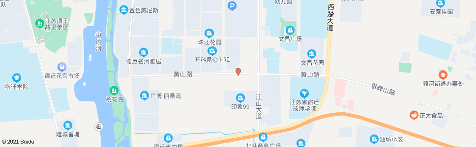 宿迁黄山佳园_公交站地图_宿迁公交_妙搜公交查询2024