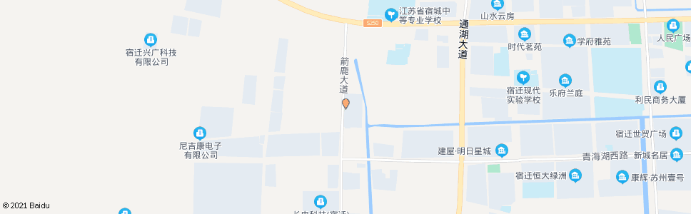 宿迁箭鹿集团_公交站地图_宿迁公交_妙搜公交查询2024